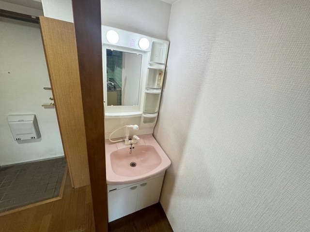 洗面設備　写真は違う号室です。