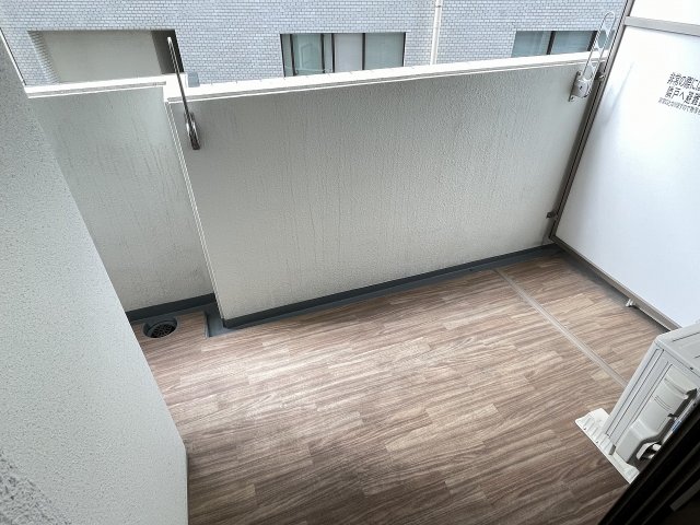 バルコニー　落ち着いた時間を過ごせるバルコニーです