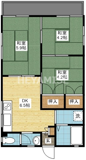 ファミール中島の間取り写真