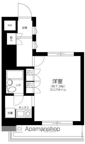 コスモ横浜吉野町の間取り写真