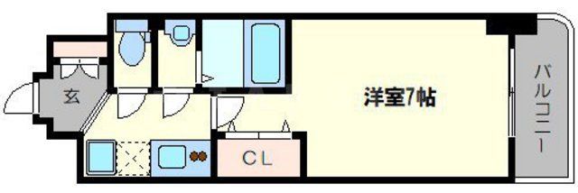 Luxe西長堀の間取り写真