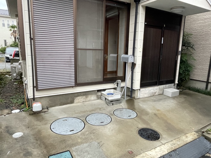 川越市古市場貸家の外観写真