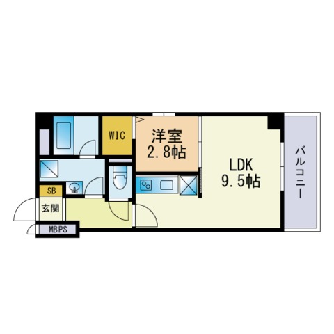 KDT博多駅南レジデンスの間取り写真