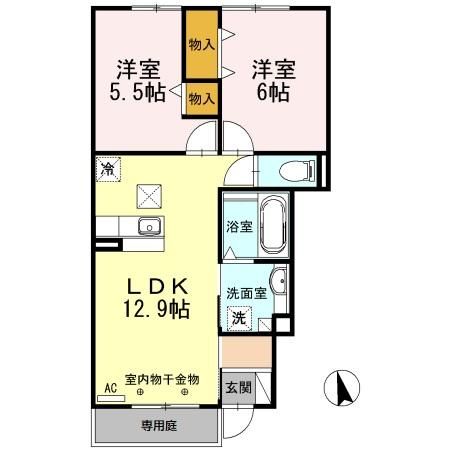 フェリーチェ中山の間取り写真