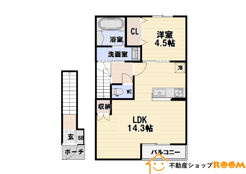 ＪＲ鹿児島本線 羽犬塚駅 徒歩21分 2階建 新築の間取り写真