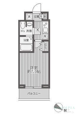 レジディア蒲田の間取り写真