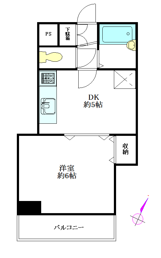 パインハイツの間取り