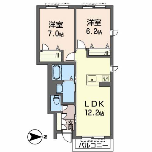 グランドメゾン　IIIの間取り