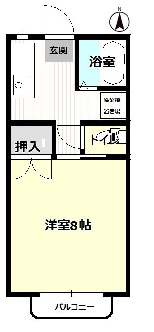 総社SフラッツF棟の間取り