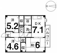 フォブール一色IIの間取り