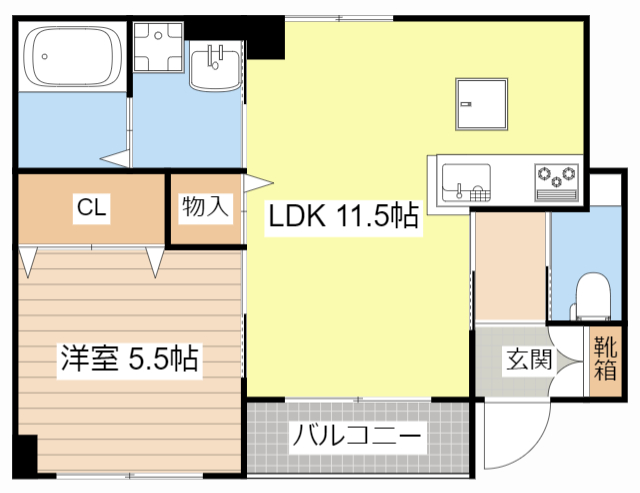 ベル　ディモーラの間取り