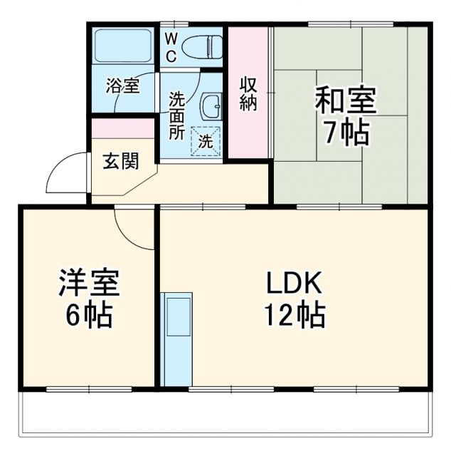 浜松市中央区早出町のマンションの間取り