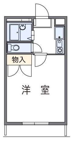 レオパレストゥインクル砂川の間取り