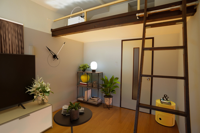 居室・リビング　こちらの家具はＣＧです。家具付きではございません。