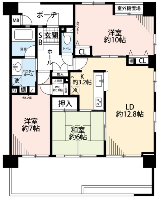 【エコヴィレッジ朝霞台の間取り】