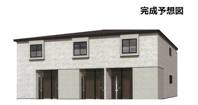 愛知県北名古屋市片場新町（アパート）の賃貸物件の外観