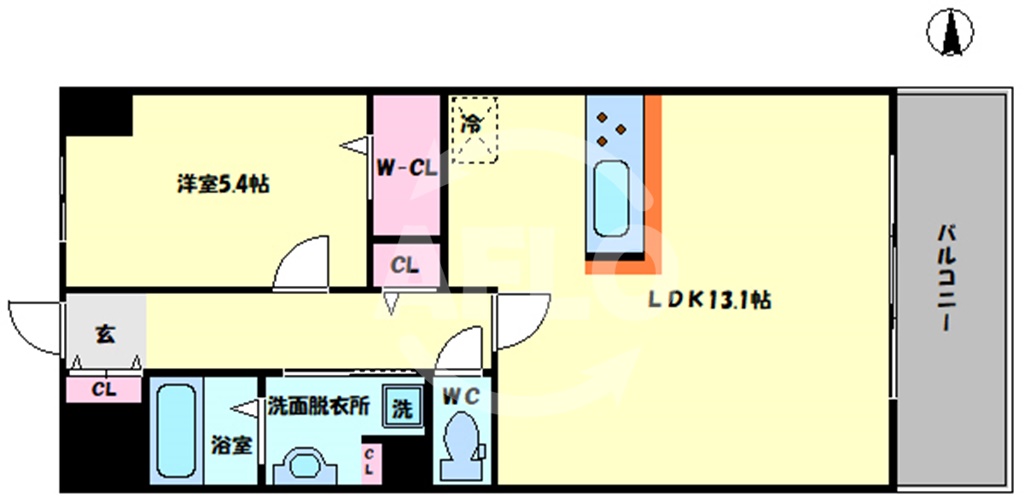 フレシールアビタシオンの間取り