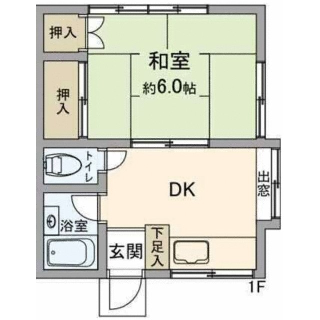 パールハイツ北越谷の間取り