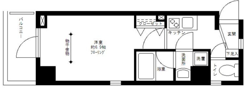 プライムアーバン白山の間取り