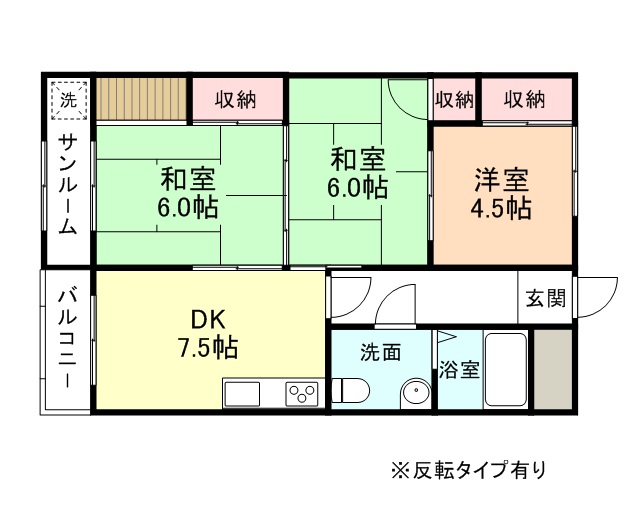 エンゼルハイム布瀬の間取り