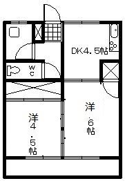 ハイツ一瀬の間取り