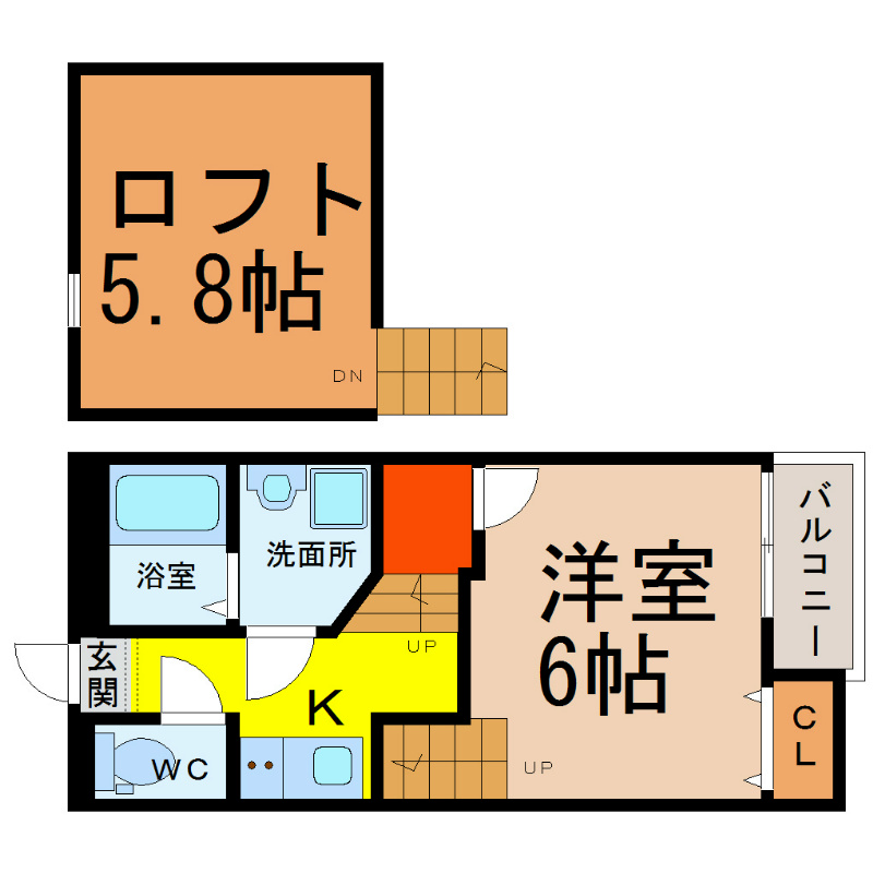 Creo六番町（クレオ六番町）の間取り