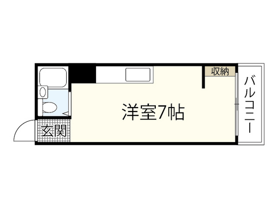 広島市中区舟入川口町のマンションの間取り