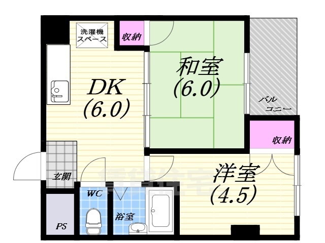 Ma Branchette 弦月の間取り