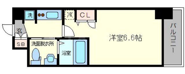 アーデンタワー本町イーストの間取り