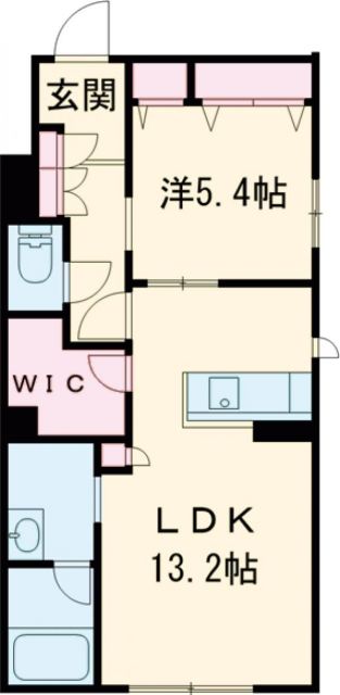 S-room曰佐　西館の間取り