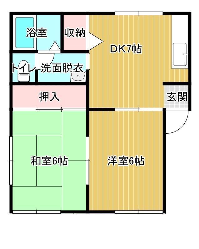 フレグランスＫＮ　Ｄ棟の間取り