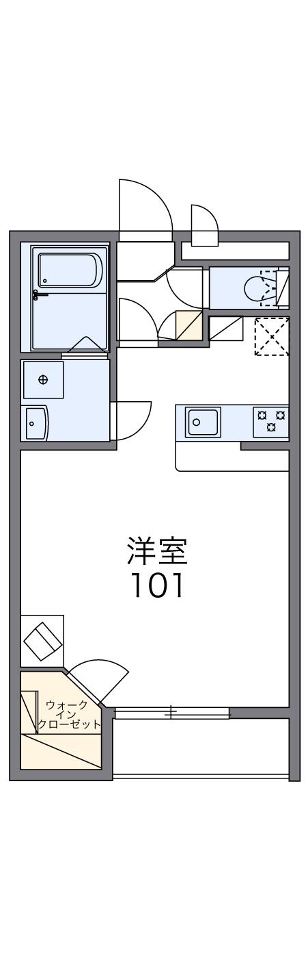 レオパレス小深田の間取り