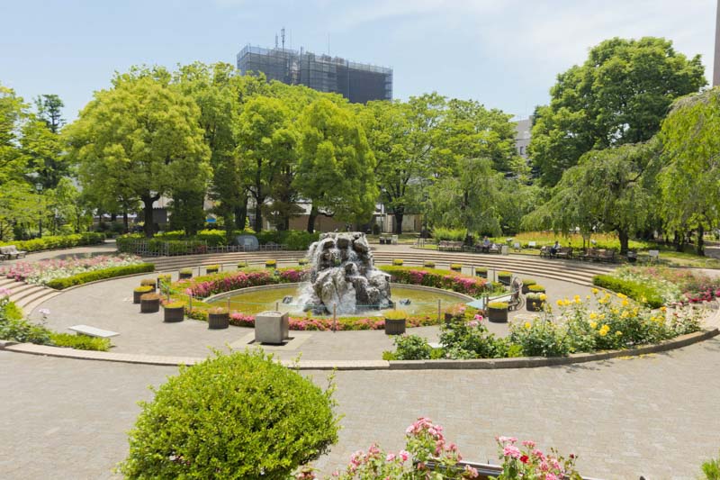 【サンクレール荒川ブランガーデンの公園】