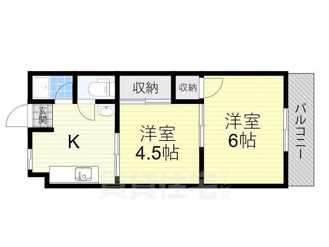 福栄ハイツの間取り