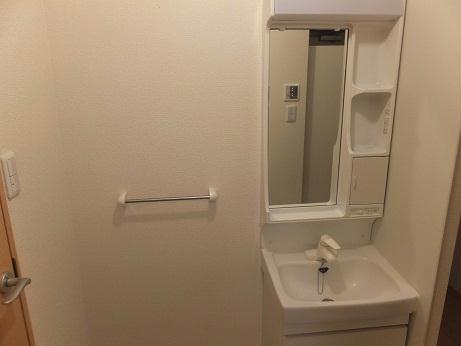 洗面設備　設備・仕様は号室により異なる為、現況を優先致します。