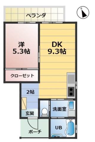 クレソン城岳の間取り