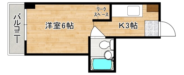 宇品コーポの間取り