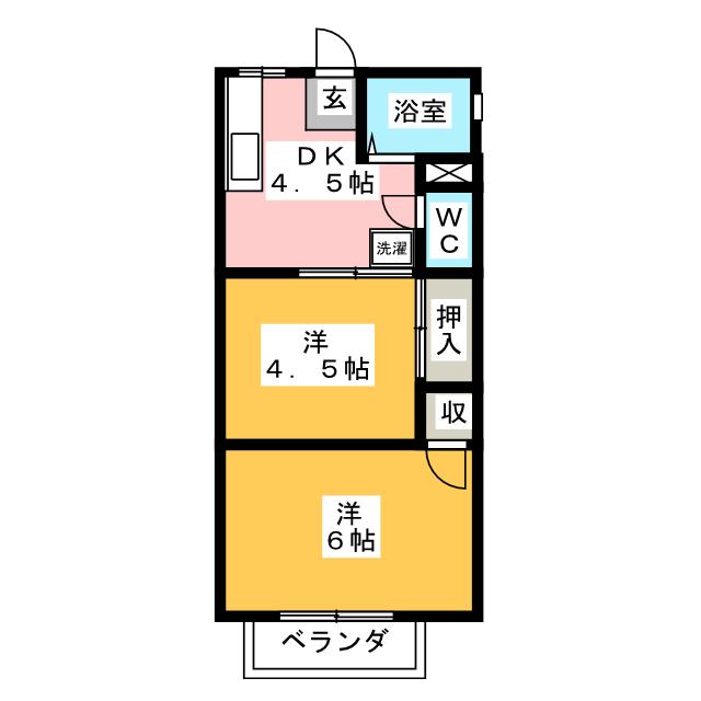 フォーブルＴ－Iの間取り