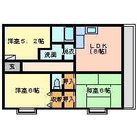 潮彩マンション西棟の間取り