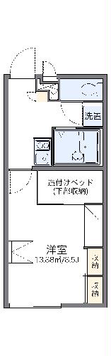 レオパレス大田野の間取り