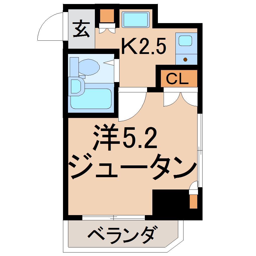 ダイアパレス宮下町　３０６の間取り