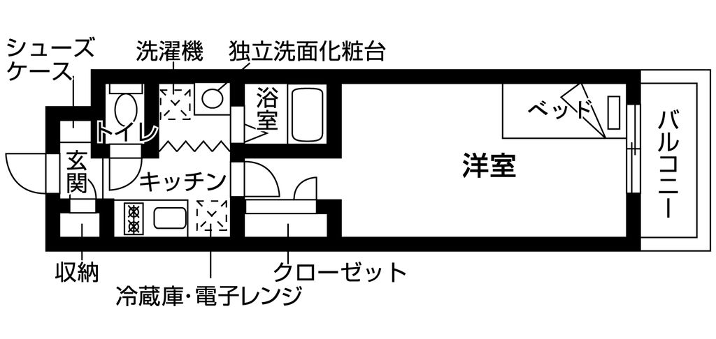 いとLab＋レジデンスB棟の間取り