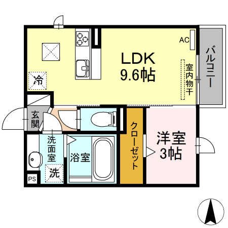 グランディールの間取り