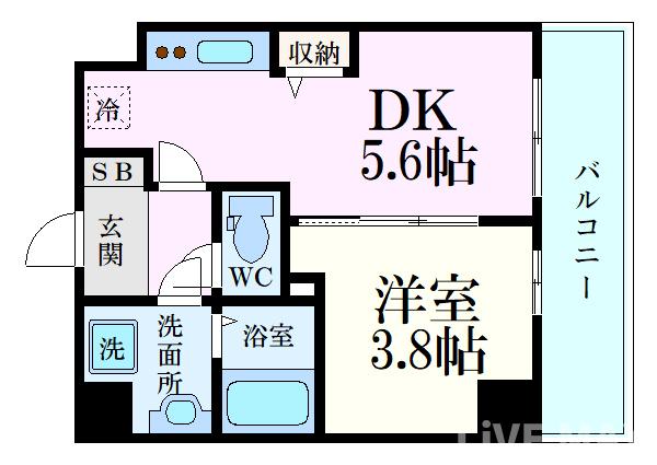 リヴェント福島野田の間取り