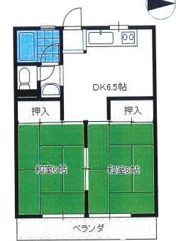 立川市西砂町のマンションの間取り