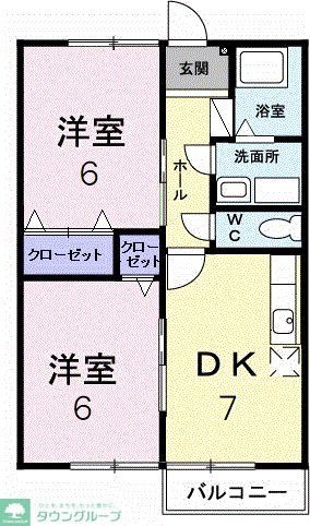 パークハイツＴＨ　IIの間取り