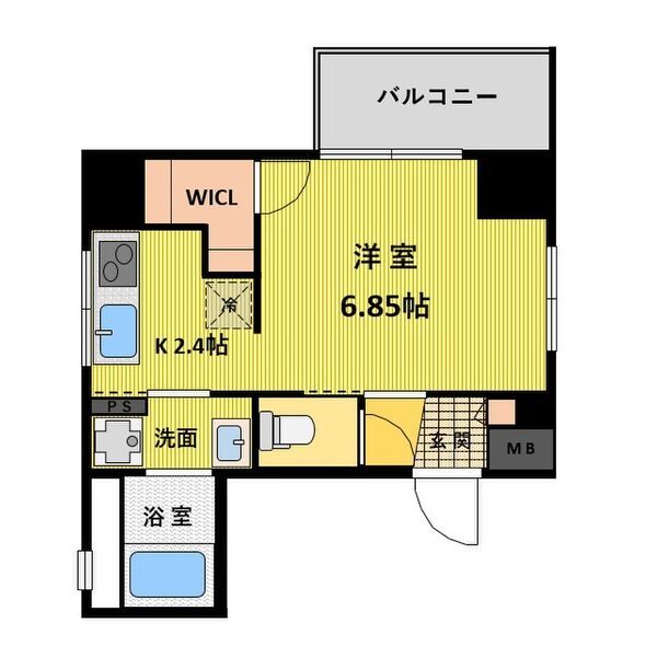 名古屋市千種区池下のマンションの間取り