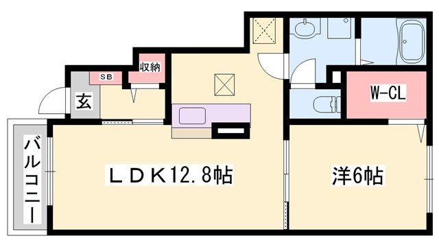 フェリス加西の間取り