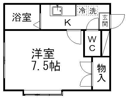 コスモ土樋の間取り