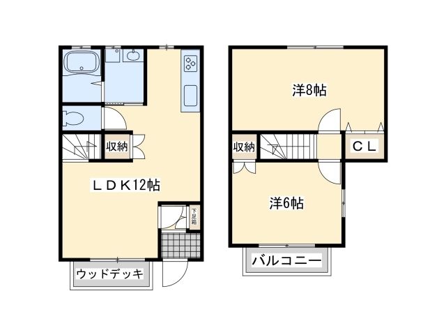 アヴェニール　IIの間取り